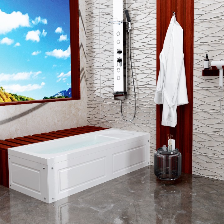 Dikdörtgen Oturmalı Küvetler